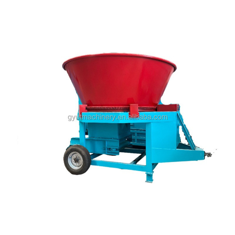 High Productivity Grinder Mixer voor Alfalfa Hooi Straw Crushing Rotary Baler Shredder