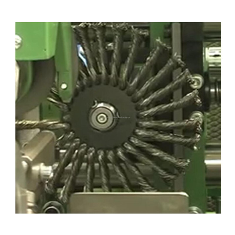 PLC-gecontroleerde borstelmachine voor het draaien van draad met hoog rendement voor de productie van staaldraadwielen