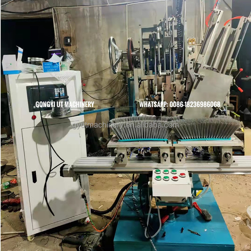 Verenigd Koninkrijk Locatie Op maat gemaakte dubbelstaps bezem tufting maken apparatuur