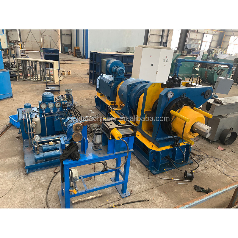 Hydraulische schroefschaar voor tweedehands SAC-extrusiepers met vaste aluminiumgeleider