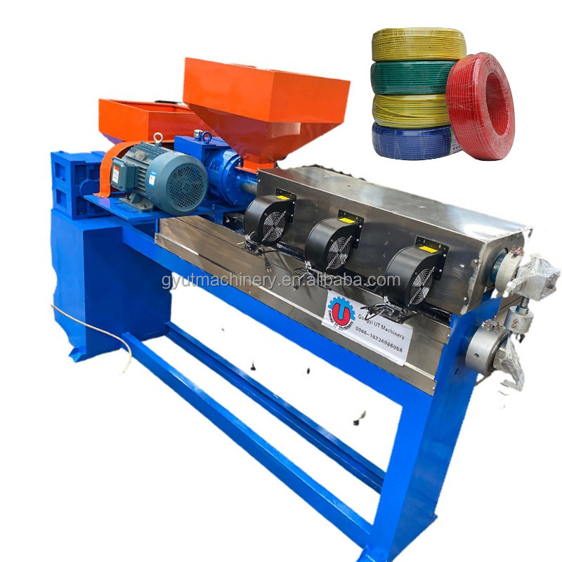 125 kg/H-800 kg/H Max Output High Speed Extruder Plastic Machine voor huishoudelijke kabels