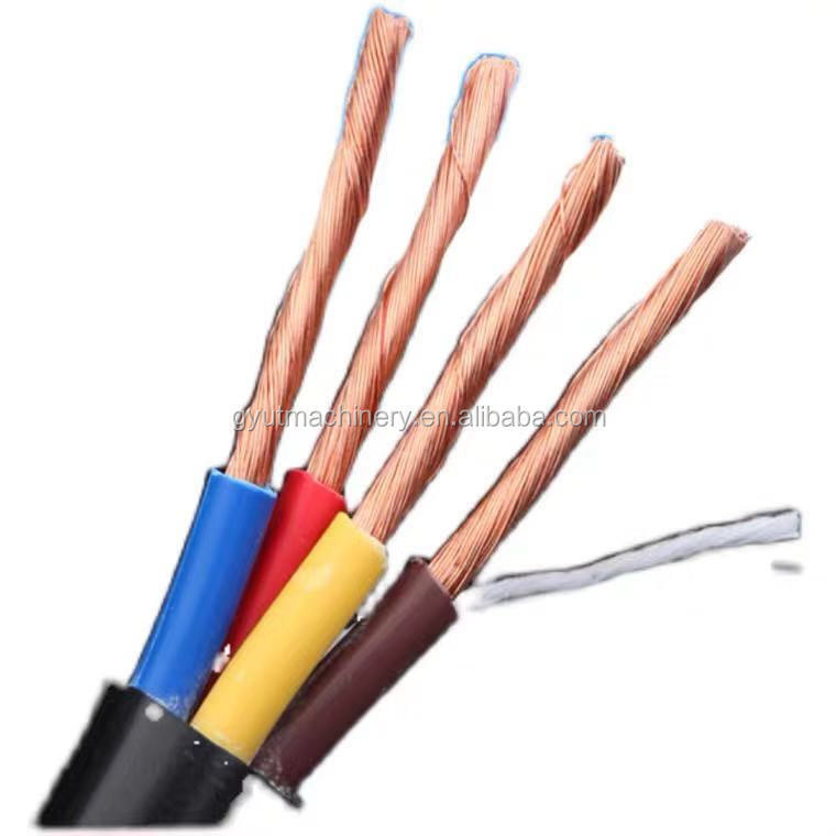 125 kg/H-800 kg/H Max Output High Speed Extruder Plastic Machine voor huishoudelijke kabels