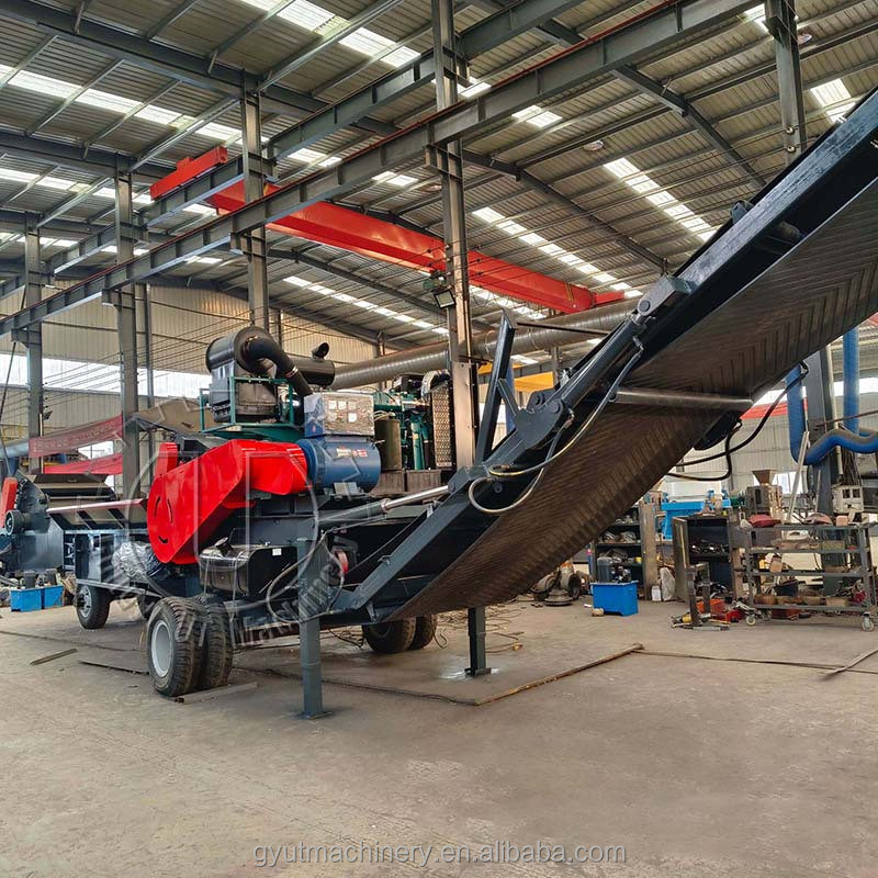 Krachtige houtsnipper voor het verwerken van stro, gras en houttakken 3-5 cm houtsnips