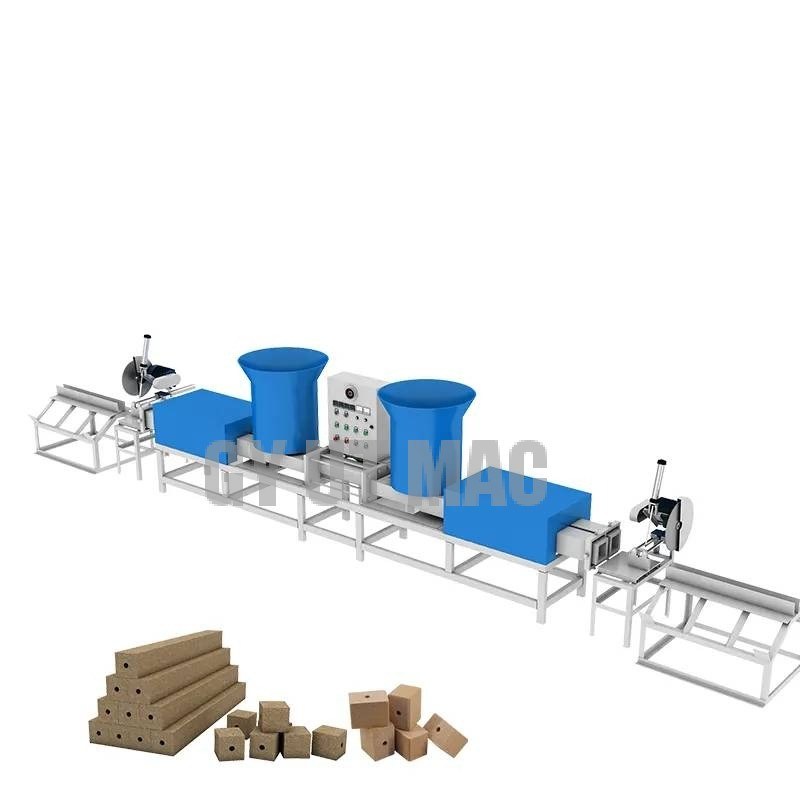 1200 kg Gewicht Hydraulische pers voor UT Compressed Wood Sawdust Block Making Machine