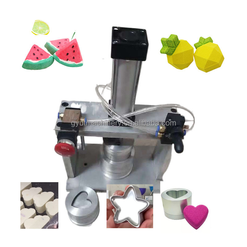Gemakkelijk te bedienen 2 Vorm kleine badbommen persmachine voor het maken van cosmetisch poeder