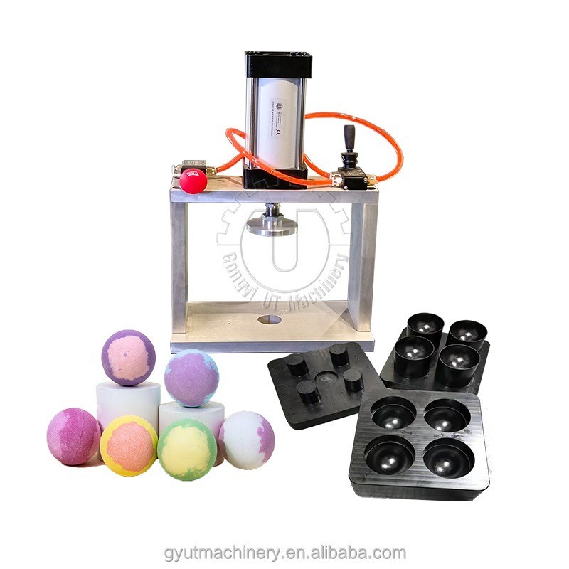 Industriële bubbelbad- en douchebomvormmachine voor badballen en shampoo bars