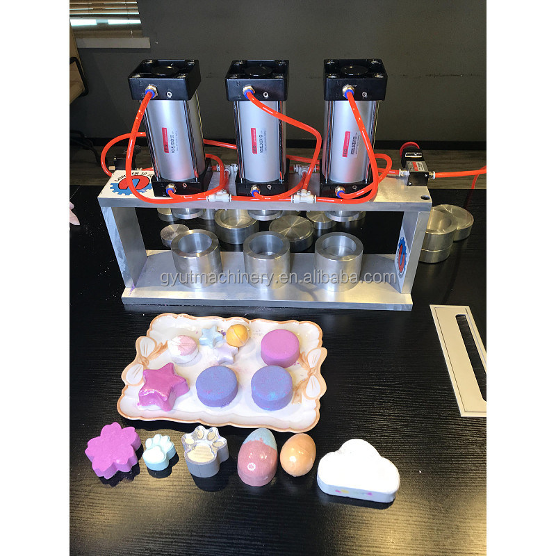 Industriële bubbelbad- en douchebomvormmachine voor badballen en shampoo bars