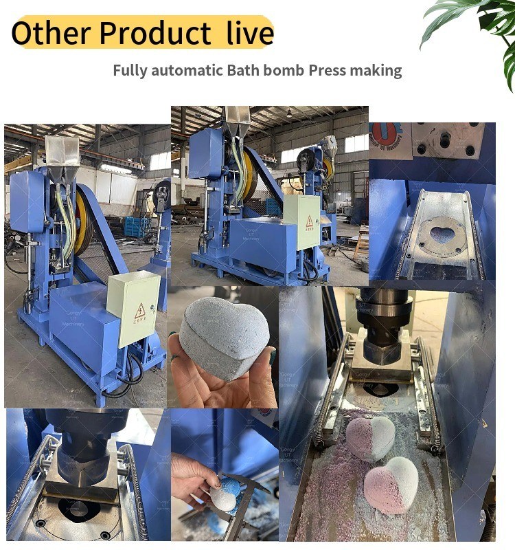 2024 Shampoo Bar Bath Bombs maken van punchmachines voor een hoge productiviteit