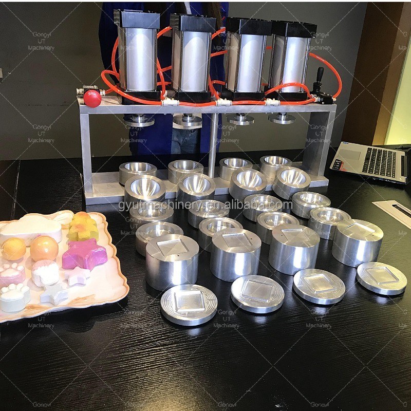 High Productivity Bath Bomb Press Machine voor de productie van mineraalzoutblokken