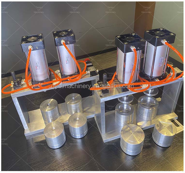 Types van machines Pneumatische en hydraulische badbompers voor het maken van minerale zoutblokken