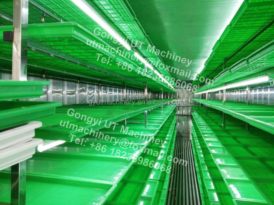 Containertype Groeimachine voor tarwezaad en gerstgras voor productie-installaties