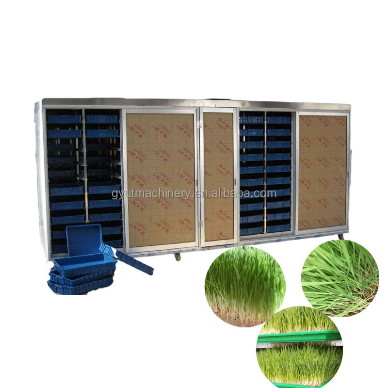 500 kg/dag Capaciteit Muti-laag Container type Gerst microgreen groeiende kiemen Machines