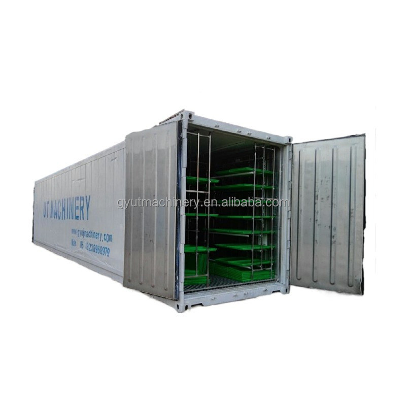 Lange levensduur 2400w zonnehydroponische voedermachine voor gerstgras in container