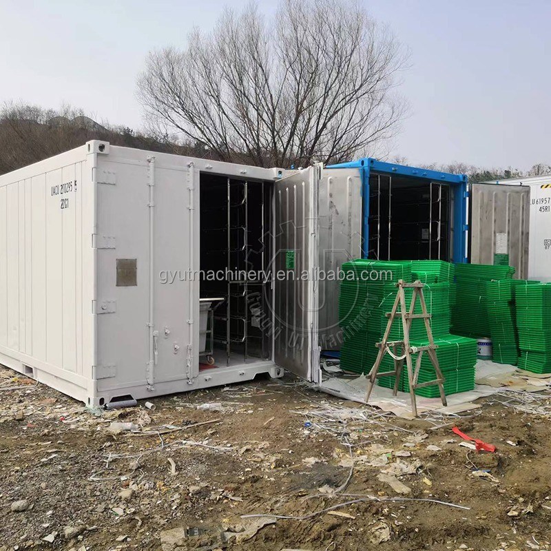 Hydroponische voedervoorziening 1200 kg/dag Groei-systeem met 3-4 dagen productiecyclus