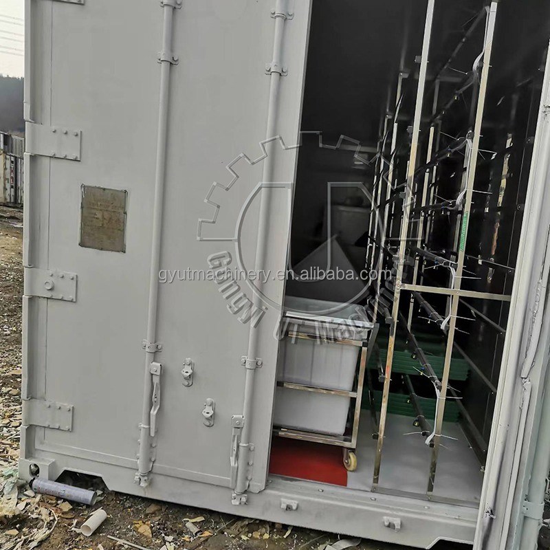 Hoogproductief 2400w hydroponisch gerstkwekingssysteem voor een productiecyclus van 3-4 dagen